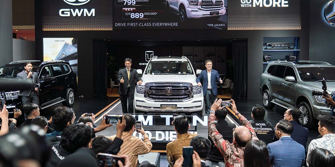 Debut GWM Tank 500 Diesel Di IIMS 2026 Mencuri Perhatian