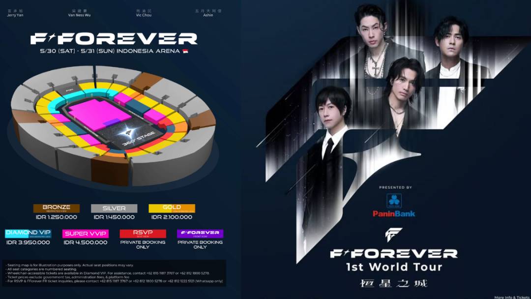Euforia Comeback F4, Tiket Konser Jakarta Resmi Ludes Terjual