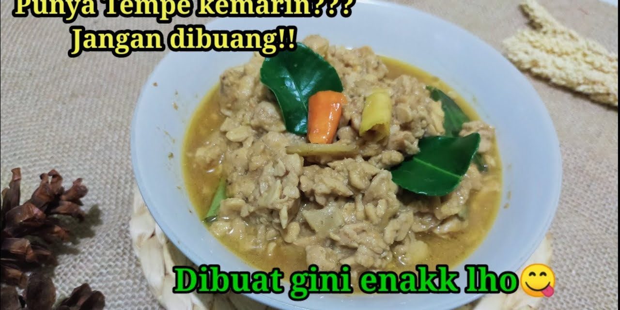 Cara Mudah Buat Sambal Tumpang Tempe Busuk Tanpa Santan
