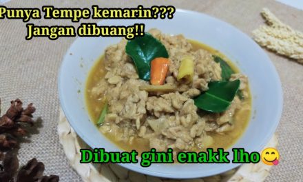 Cara Mudah Buat Sambal Tumpang Tempe Busuk Tanpa Santan