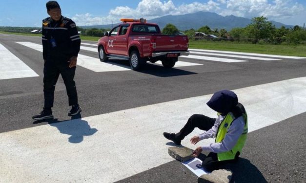 Erupsi Lewotobi Sebar Abu Vulkanik, Bandara Tutup Sementara