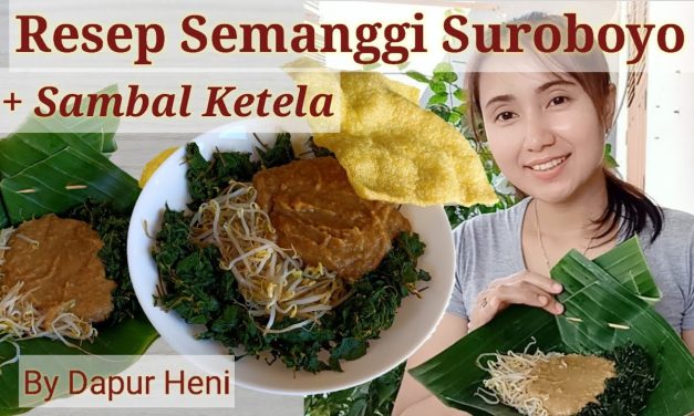 Kuliner Pecel Semanggi Miliki Resep Yang Sangat Mudah loh Bund