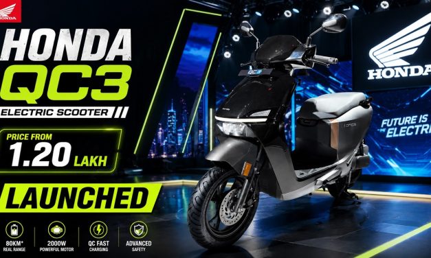 Honda QC3 Meluncur, Skutik Listrik Jarak Tempuh Hingga 145 Km